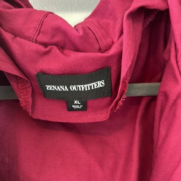 Zenana Outfitters Pink Utility Vest Cinched Waist - Picture 2 of 5